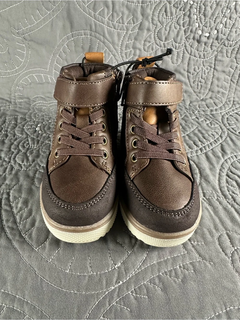 Thereabouts Toddler Boys Brown Lil Asher Flat Heel Boots NWT Size Toddler 6